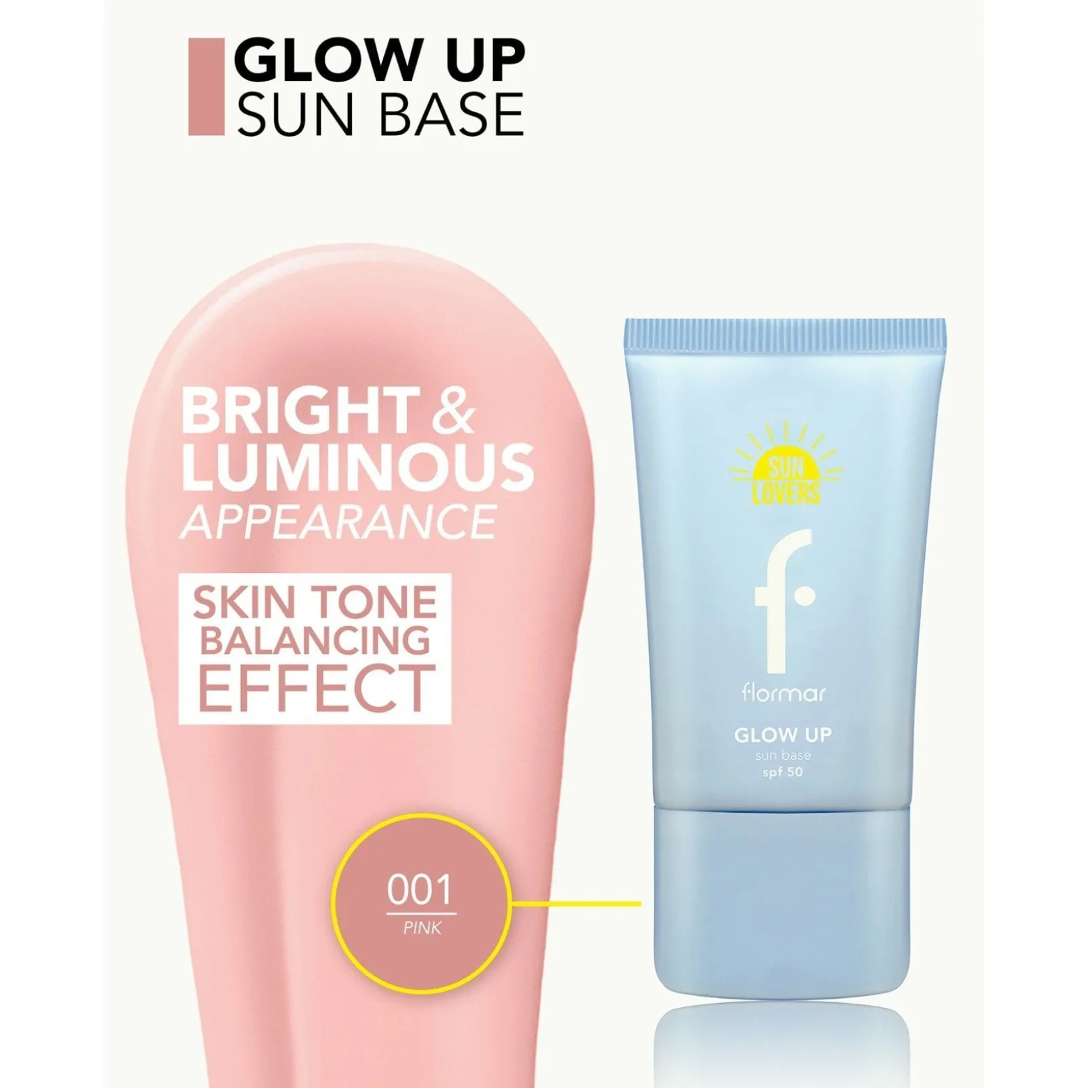 Flormar Sun Lovers Glow Up Sun Base SPF50 40ml (1.35floz)