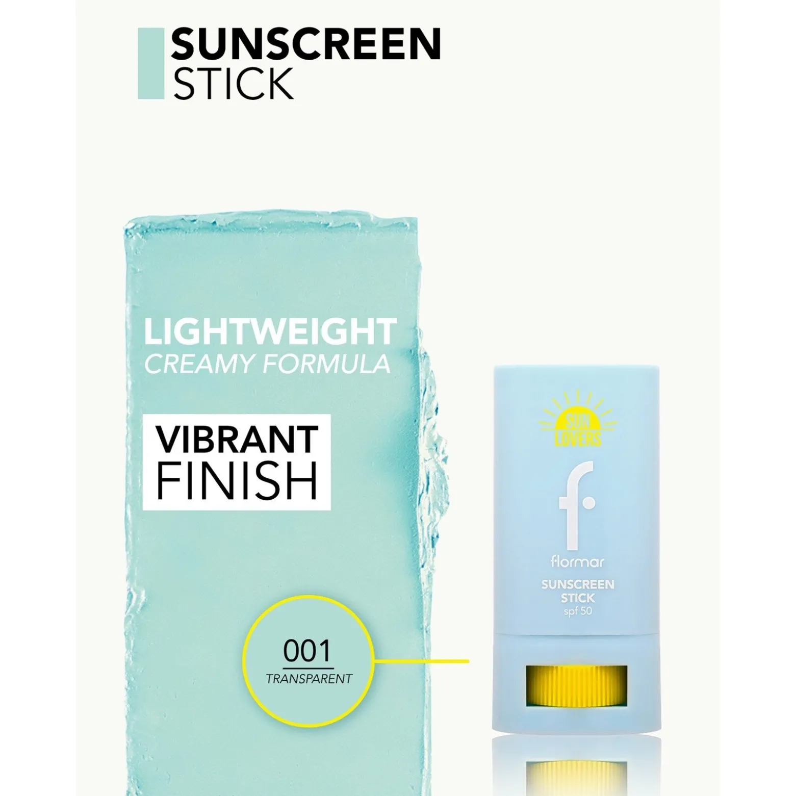 Flormar Sun Lovers Sunscreen Stick SPF50 13g (0.46oz)