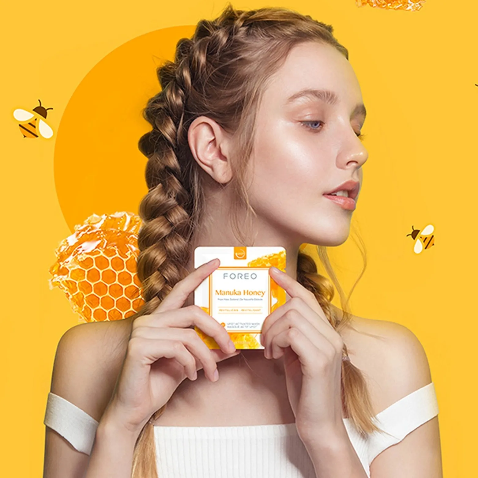 FOREO UFO™ Activated Facial Mask Manuka Honey 6x6g (6x0.21oz)