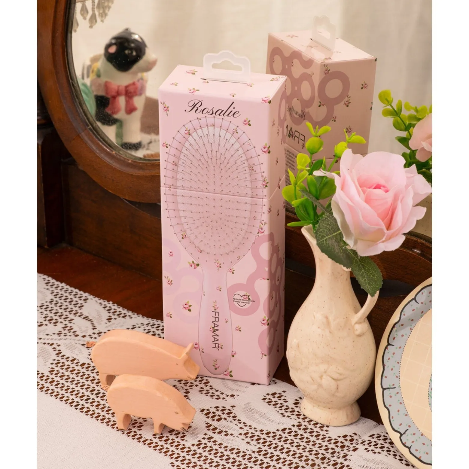 Framar Country Charm Detangle Brush Rosalie x1