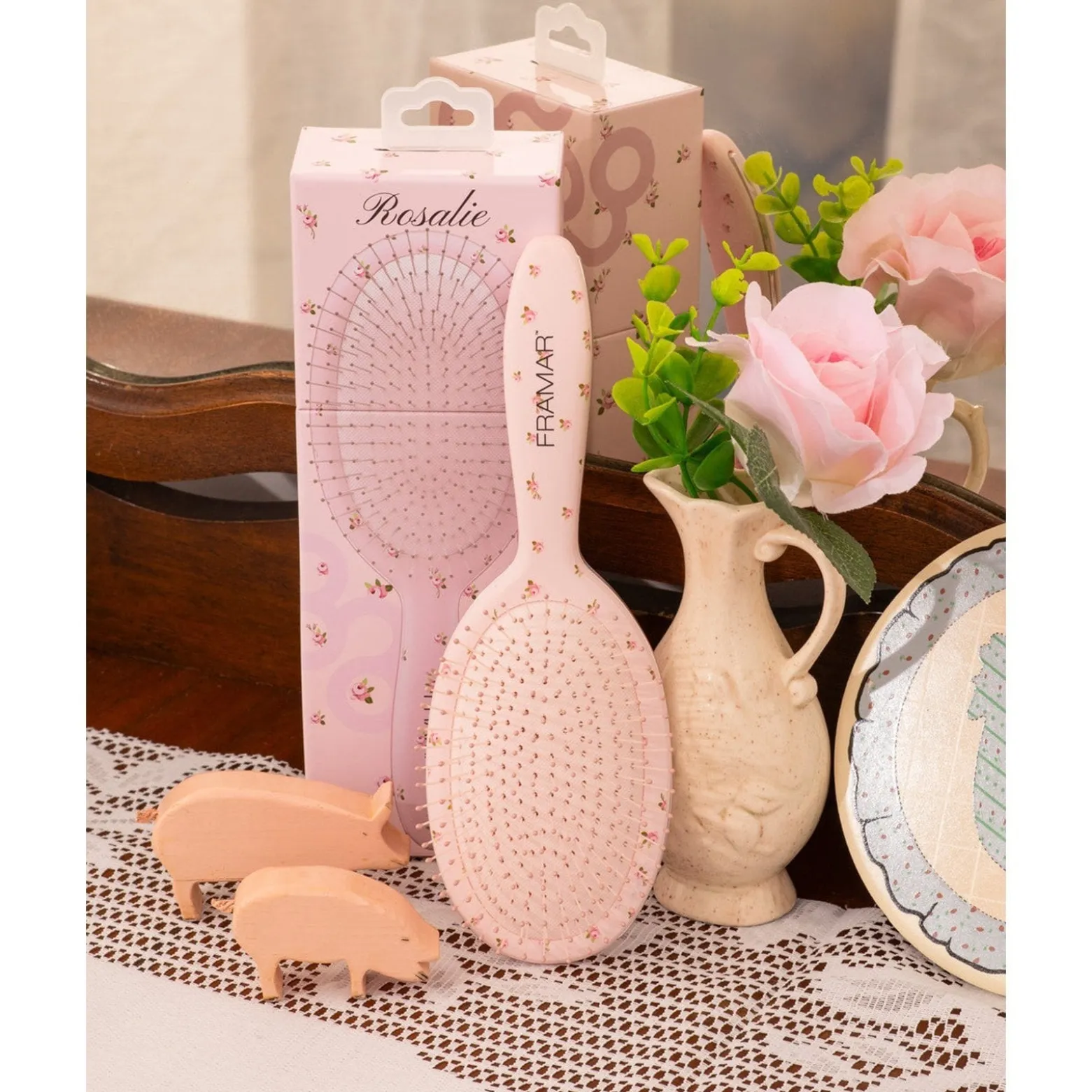 Framar Country Charm Detangle Brush Rosalie x1
