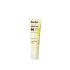 Freshly Cosmetics D+ Natural Suncare Mineral Fluid Sunscreen SPF50 50ml (1.69floz)