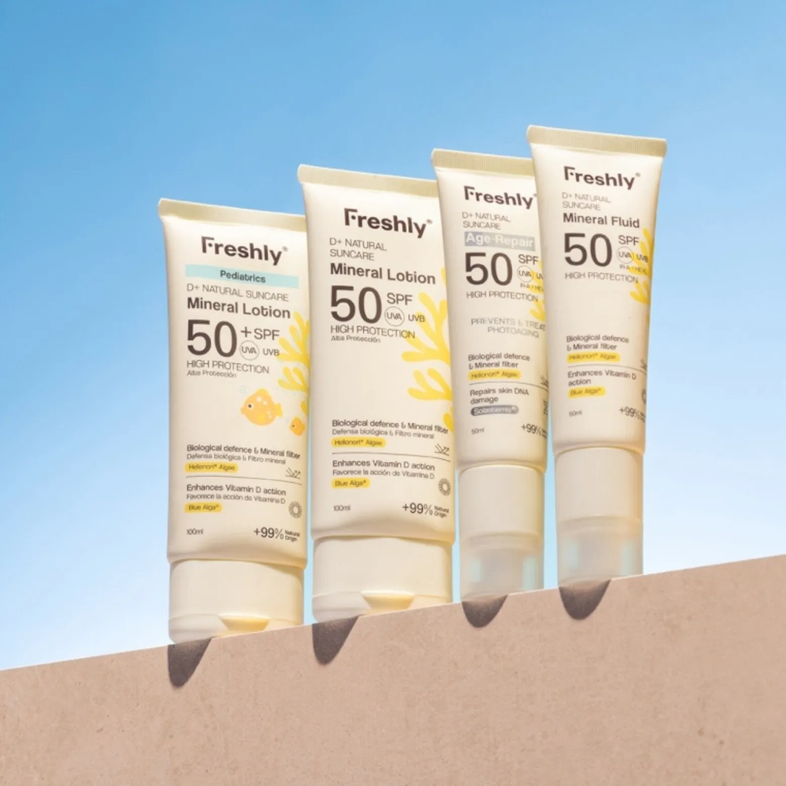 Freshly Cosmetics D+ Natural Suncare Age-Repair Sunscreen SPF50 50ml (1.69floz)