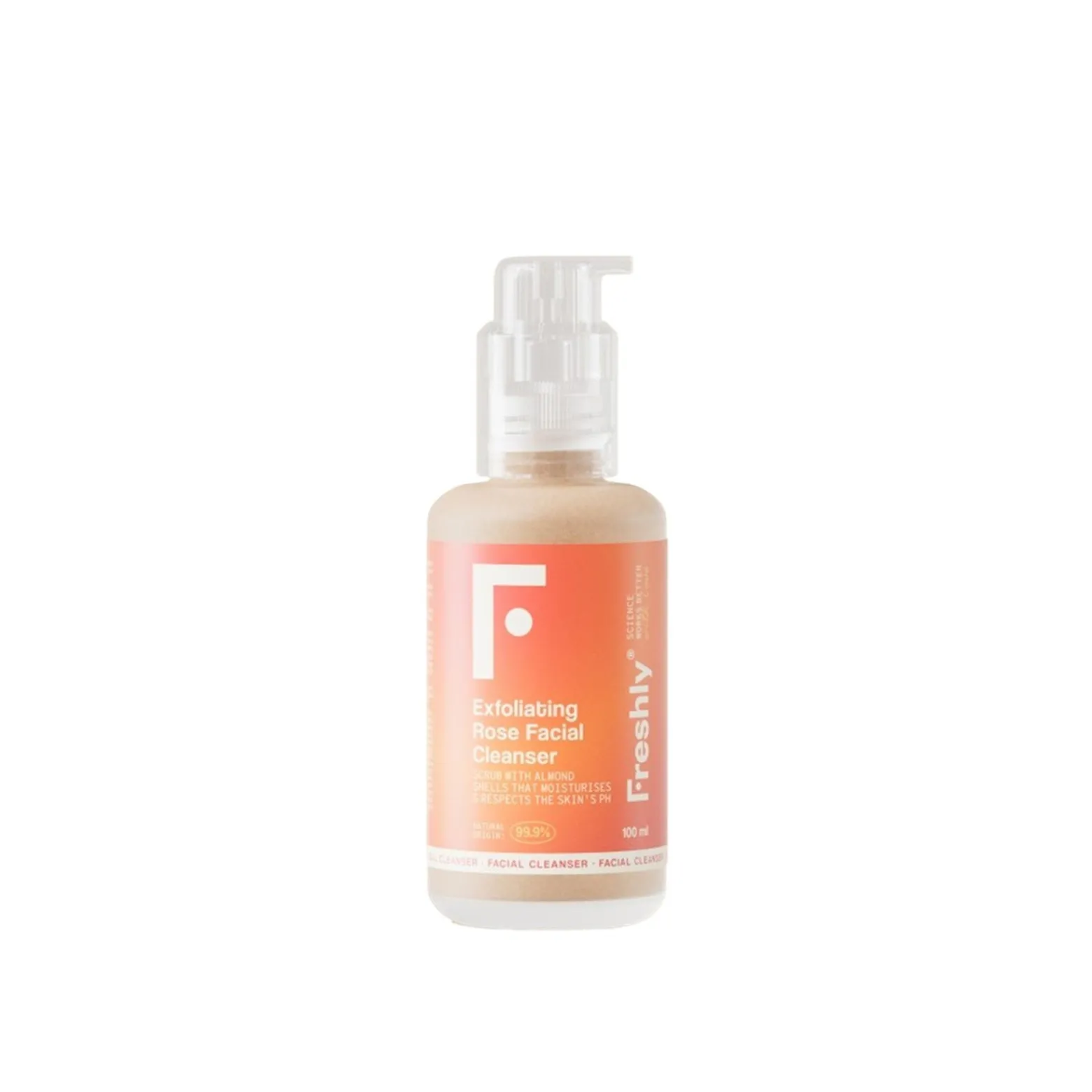 Freshly Cosmetics Exfoliating Rose Facial Cleanser 100ml (3.38floz)