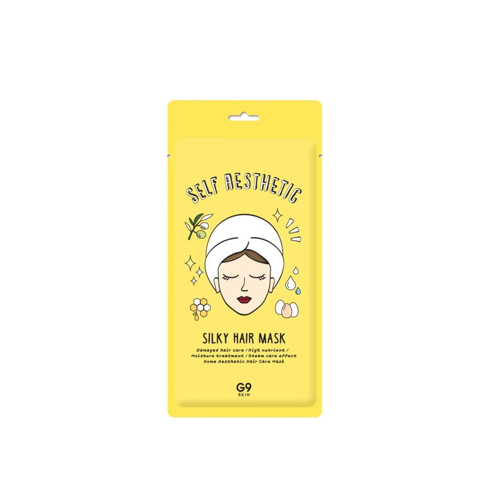 G9 Skin Self Aesthetic Silky Hair Mask 23g (1.06oz)