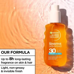 Garnier Ambre Solaire Advanced Sensitive Hydrating Sun Water SPF30 150ml (5.07floz)