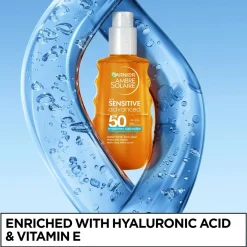 Garnier Ambre Solaire Advanced Sensitive Hydrating Sun Water SPF50 150ml (5.07floz)