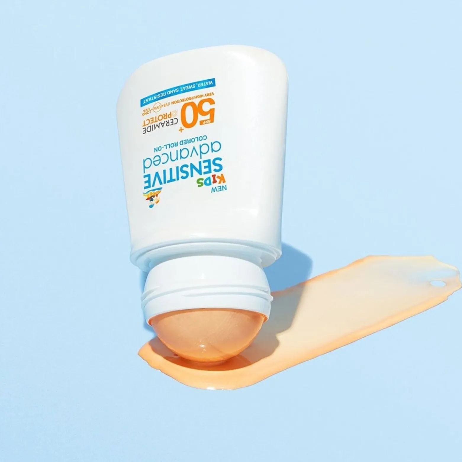 Garnier Ambre Solaire Kids Advanced Sensitive Colored Roll-On SPF50+ 50ml (1.69floz)