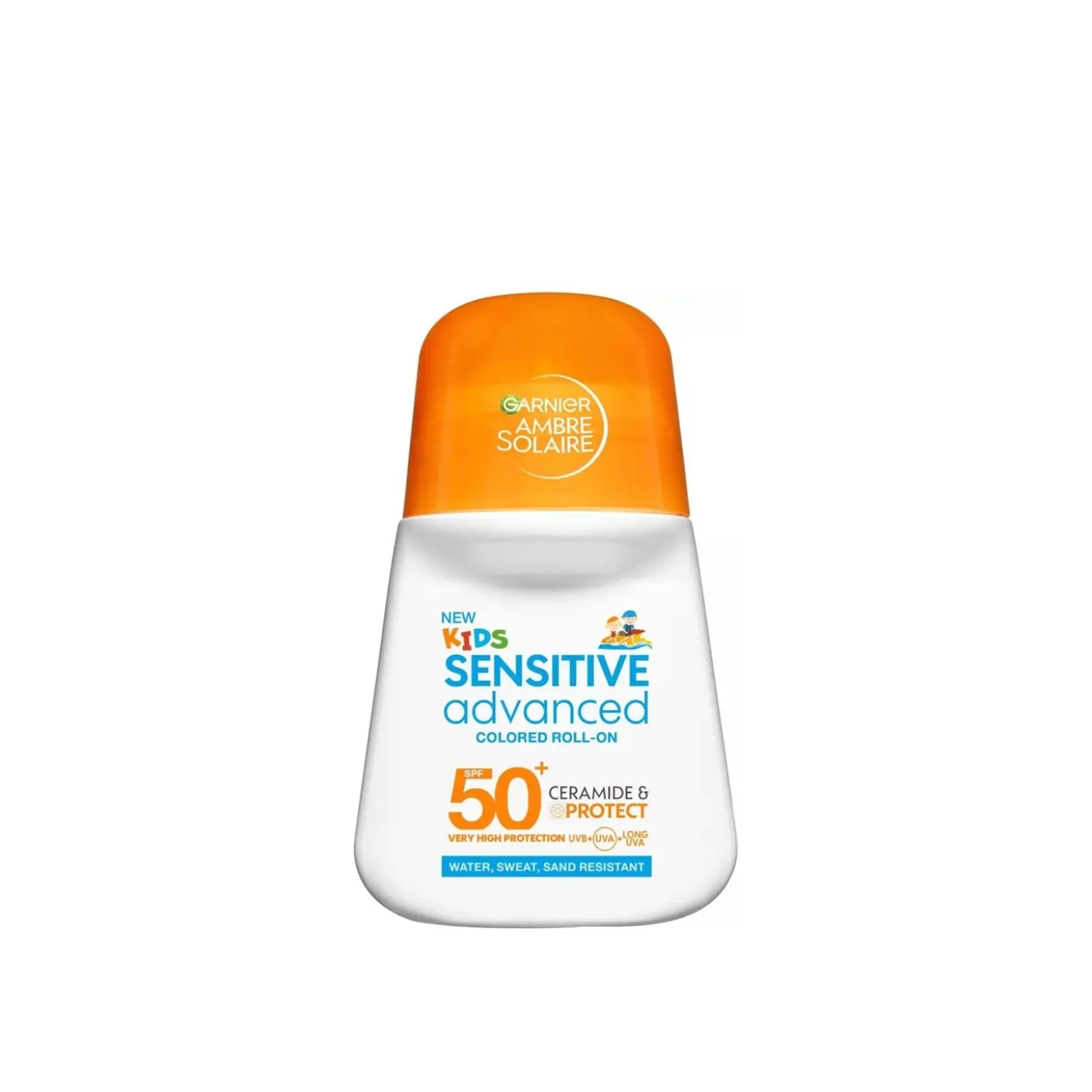 Garnier Ambre Solaire Kids Advanced Sensitive Colored Roll-On SPF50+ 50ml (1.69floz)