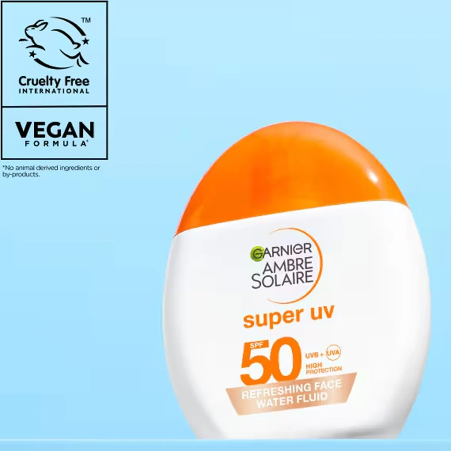 Garnier Ambre Solaire Super UV Refreshing Face Water Tinted Fluid SPF50 40ml (1.35floz)
