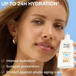 Garnier Ambre Solaire Super UV Hyaluronic Acid Hydrating Fluid SPF50+ Sunscreen 40ml (1.35floz)