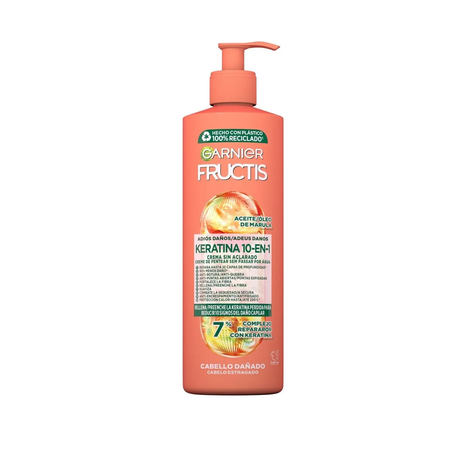 Garnier Fructis Goodbye Damage Keratin 10-In-1 Leave-In 400ml (13.5floz)