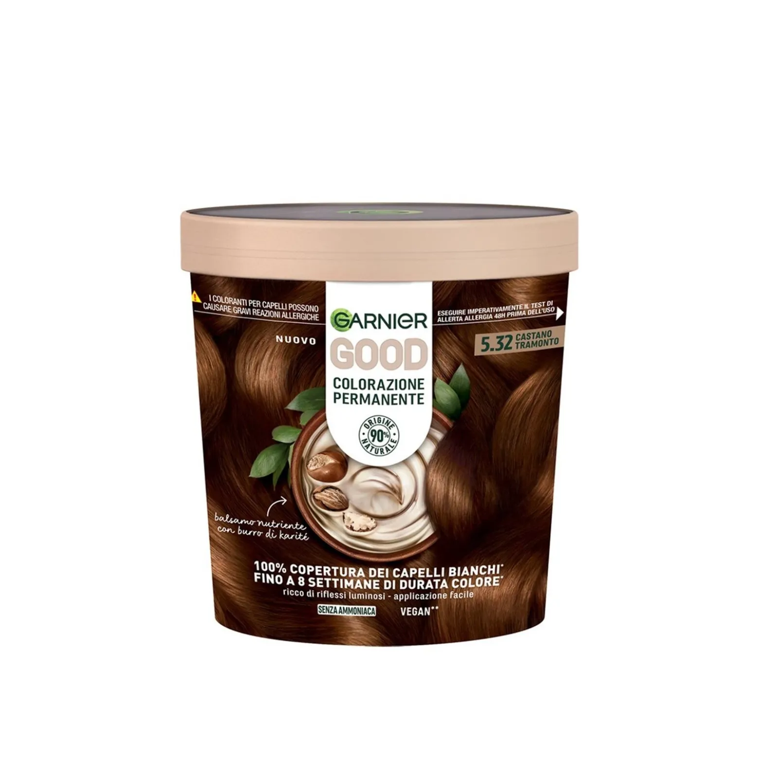 Garnier Good Permanent Hair Dye 5.32 Golden Hour Brown