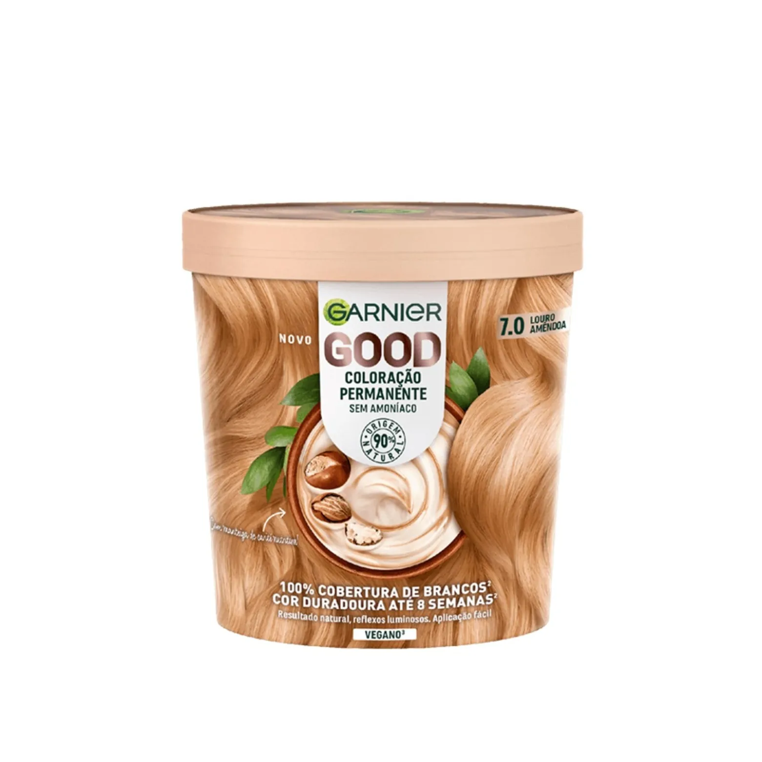 Garnier Good Permanent Hair Dye 7.0 Almond Creme Dark Blond