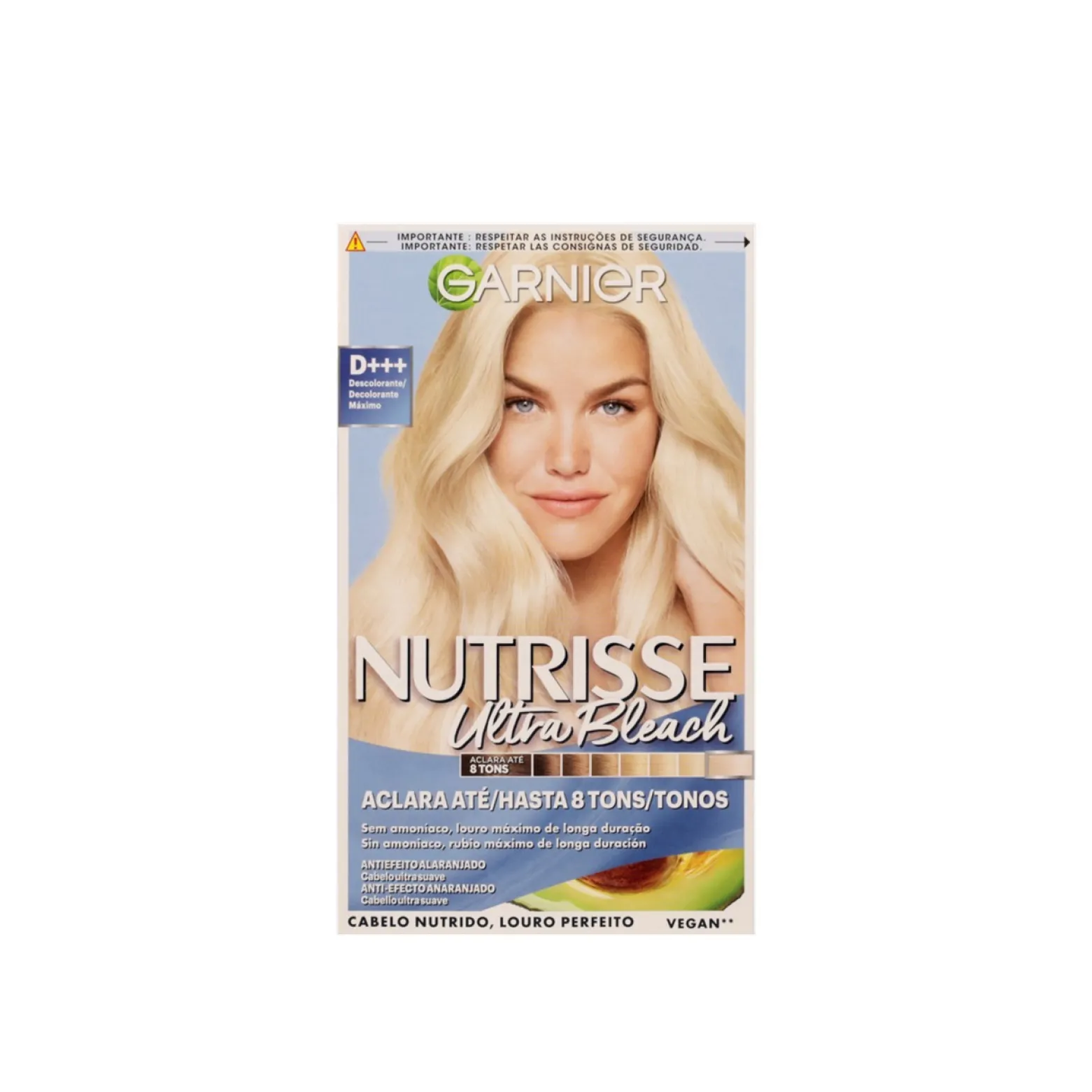 Garnier Nutrisse Ultra Bleach Lightener Permanent Hair Dye D+++ Bleach Maximum