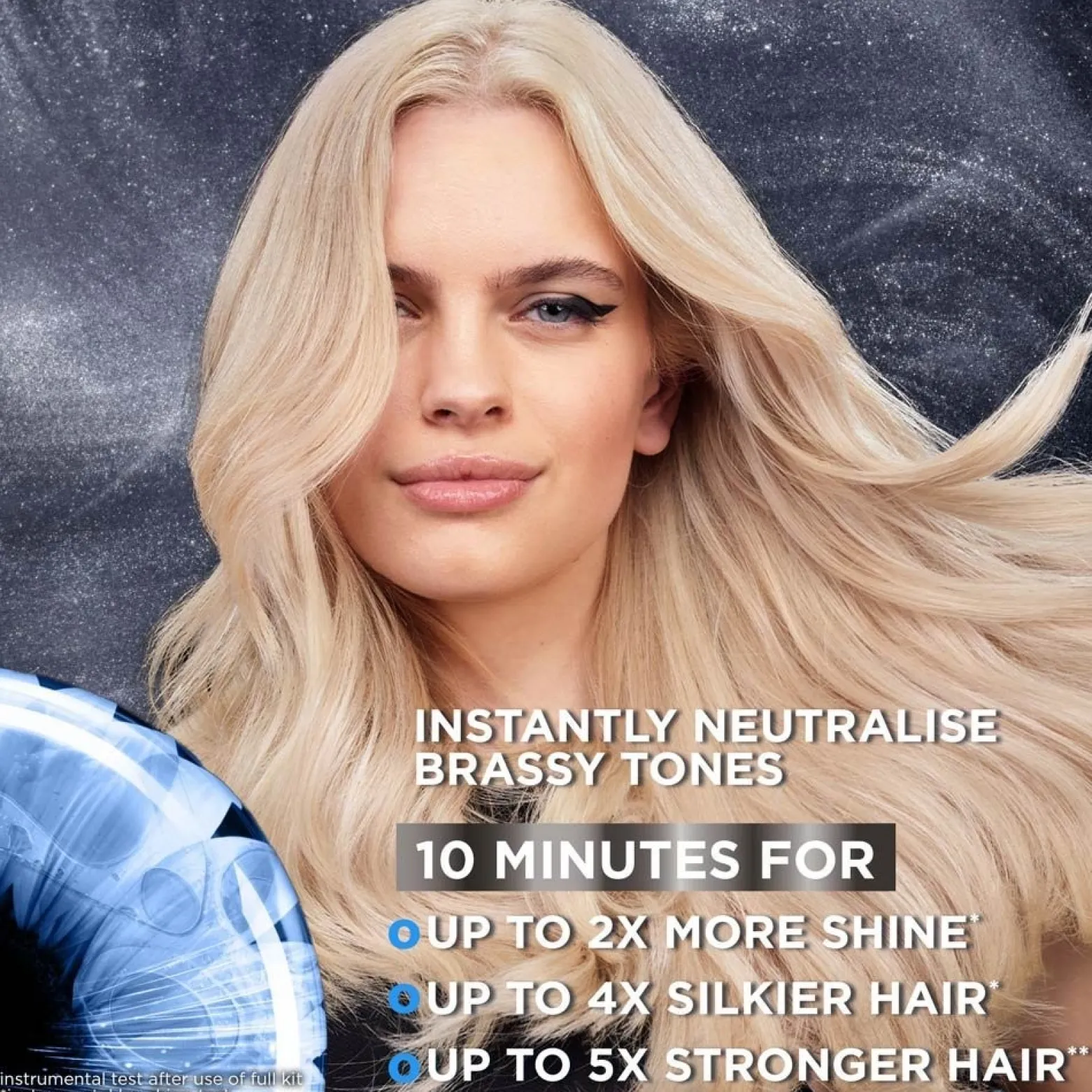 Garnier Olia Hi-Shine Toner Semi-Permanent Hair Dye Ash Blonde