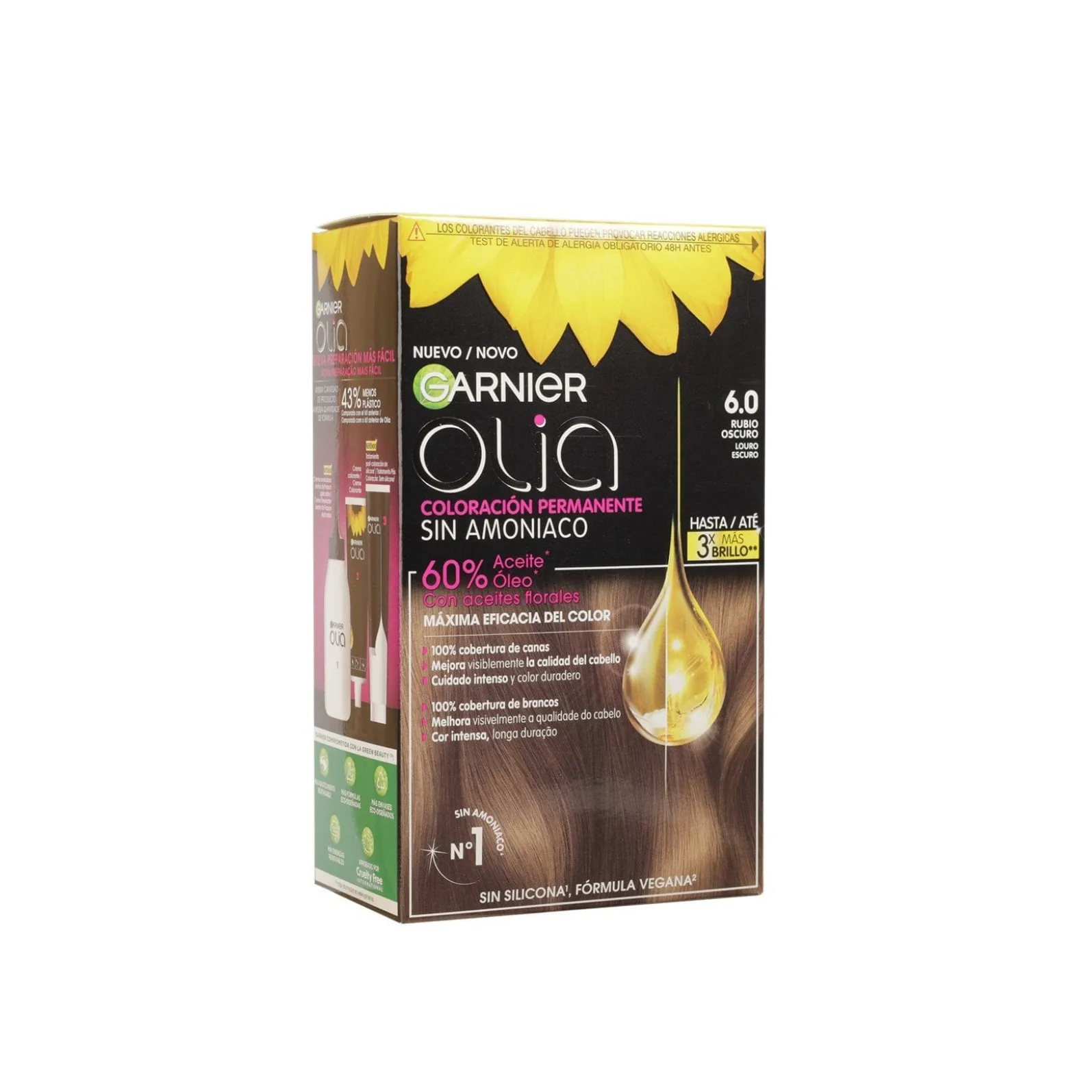 Garnier Olia Permanent Hair Dye 6.0 Dark Blonde