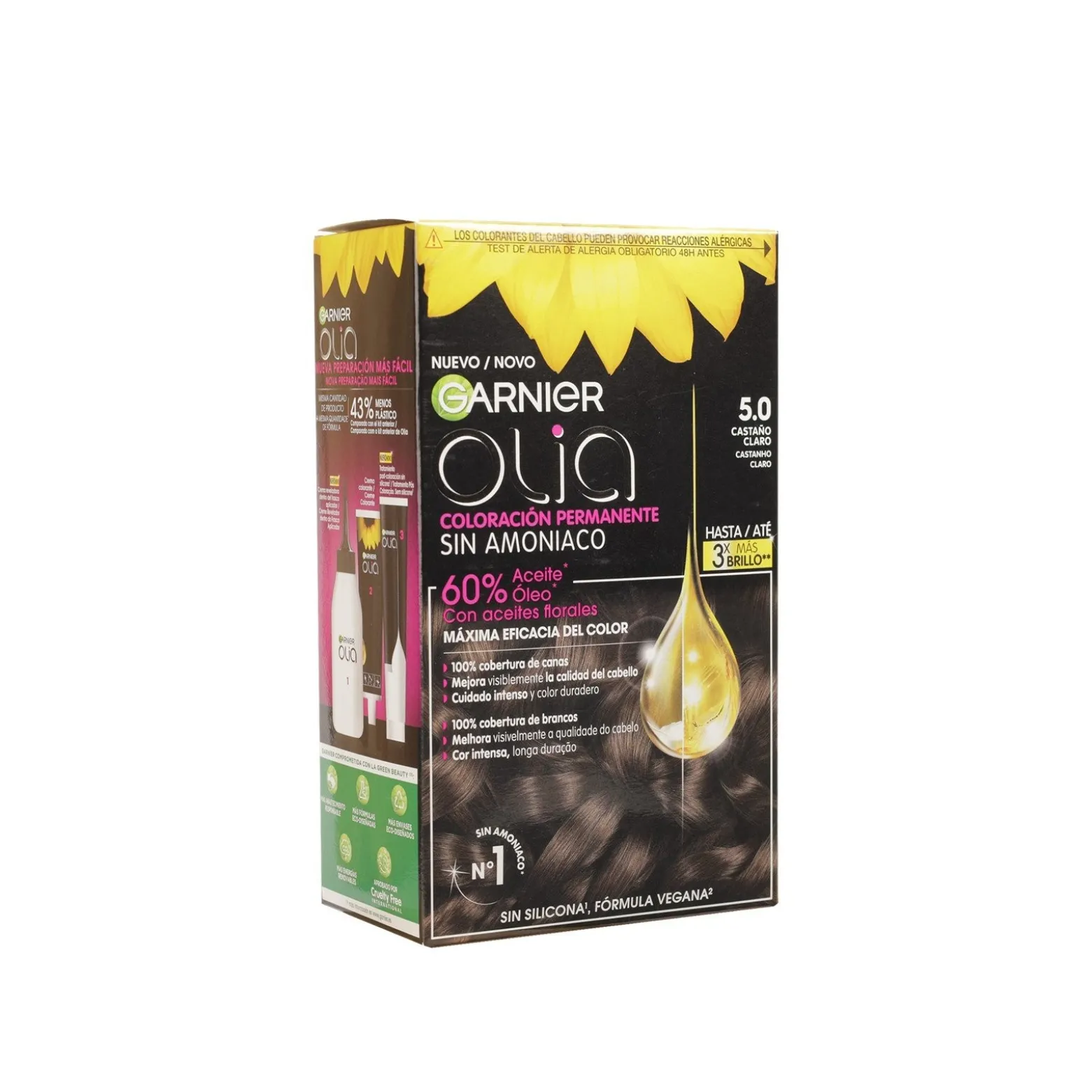 Garnier Olia Permanent Hair Dye 5.0 Light Brown