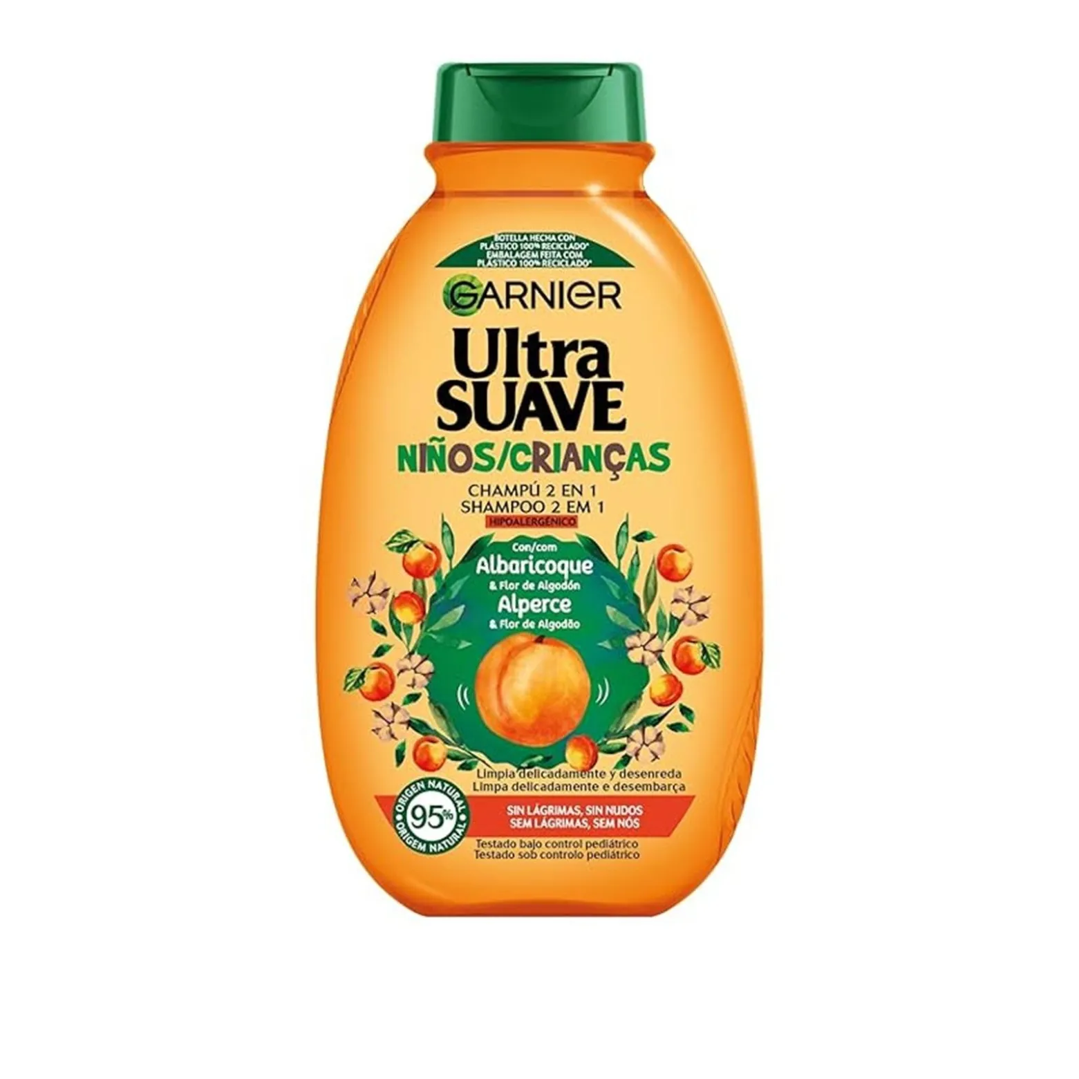 Garnier Ultimate Blends Kids 2-In-1 Apricot Shampoo 600ml (20.3floz)