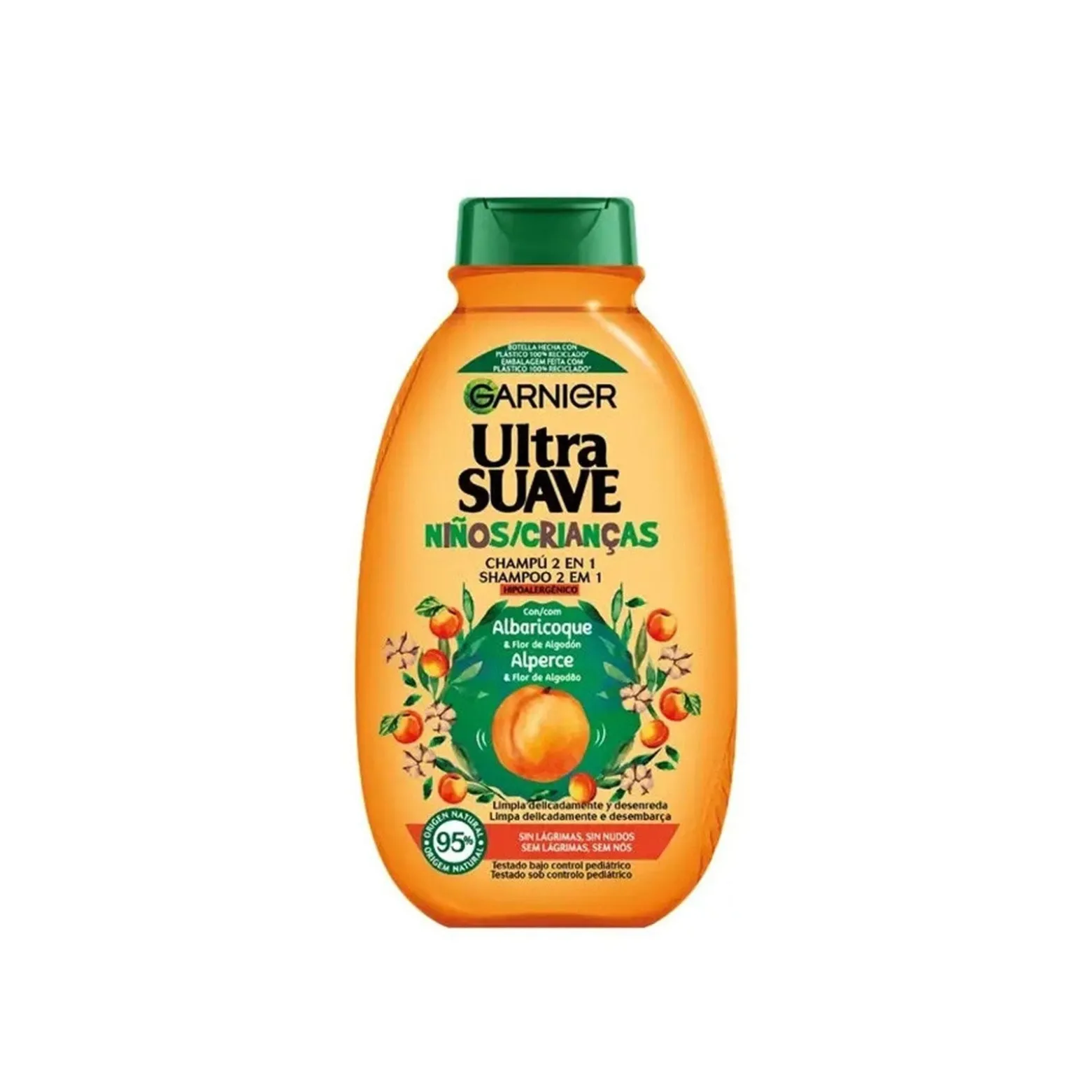 Garnier Ultimate Blends Kids 2-In-1 Apricot Shampoo 250ml (6.76floz)