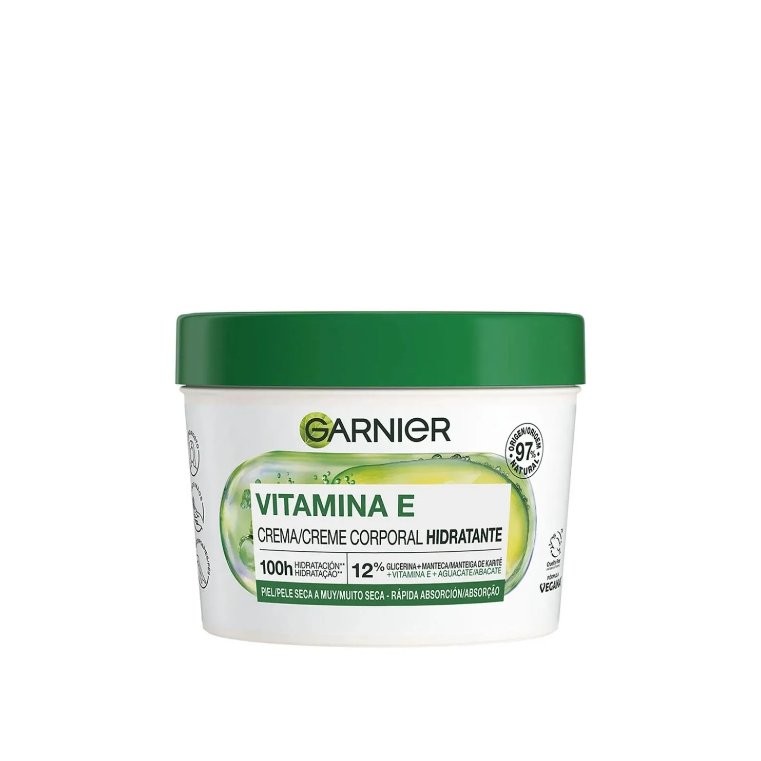 Garnier Vitamin E Avocado Moisturizing Body Cream 380ml (12.8floz)