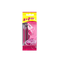 Gillette Blue II Plus Disposable Razors x6
