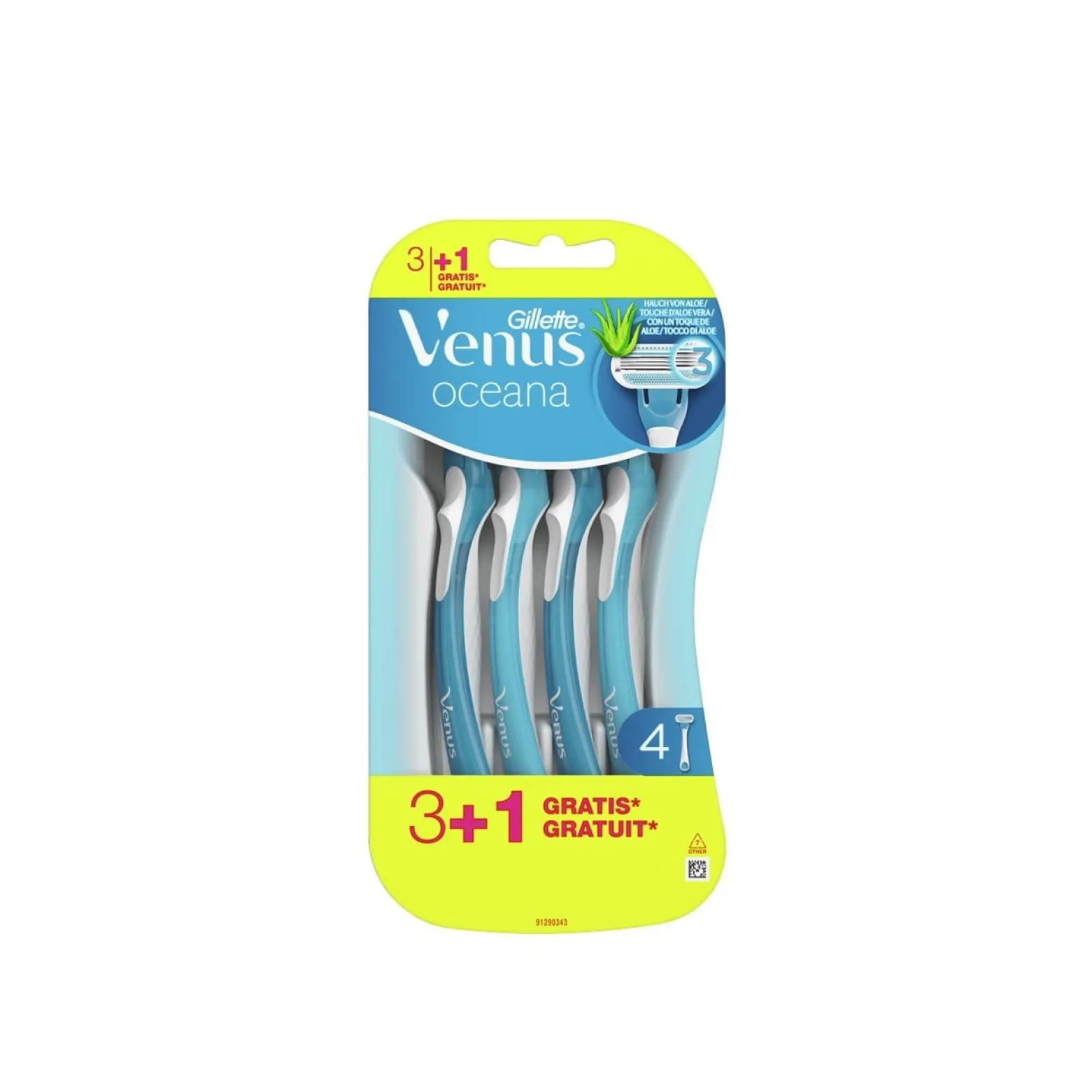 Gillette Venus Oceana Disposable Razors x4