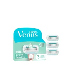 Gillette Venus PRO Smooth Sensitive Razor Blades Refills x3