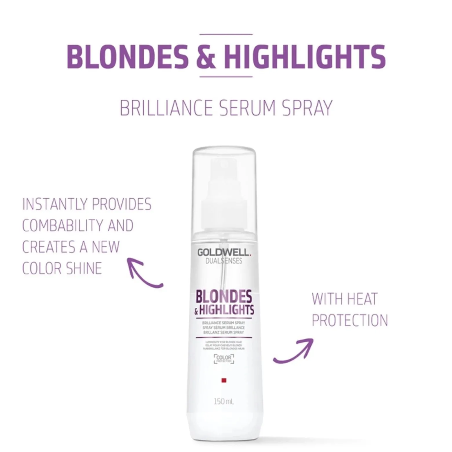 Goldwell Dualsenses Blondes & Highlights Brilliance Serum Spray 150ml (5.07floz)