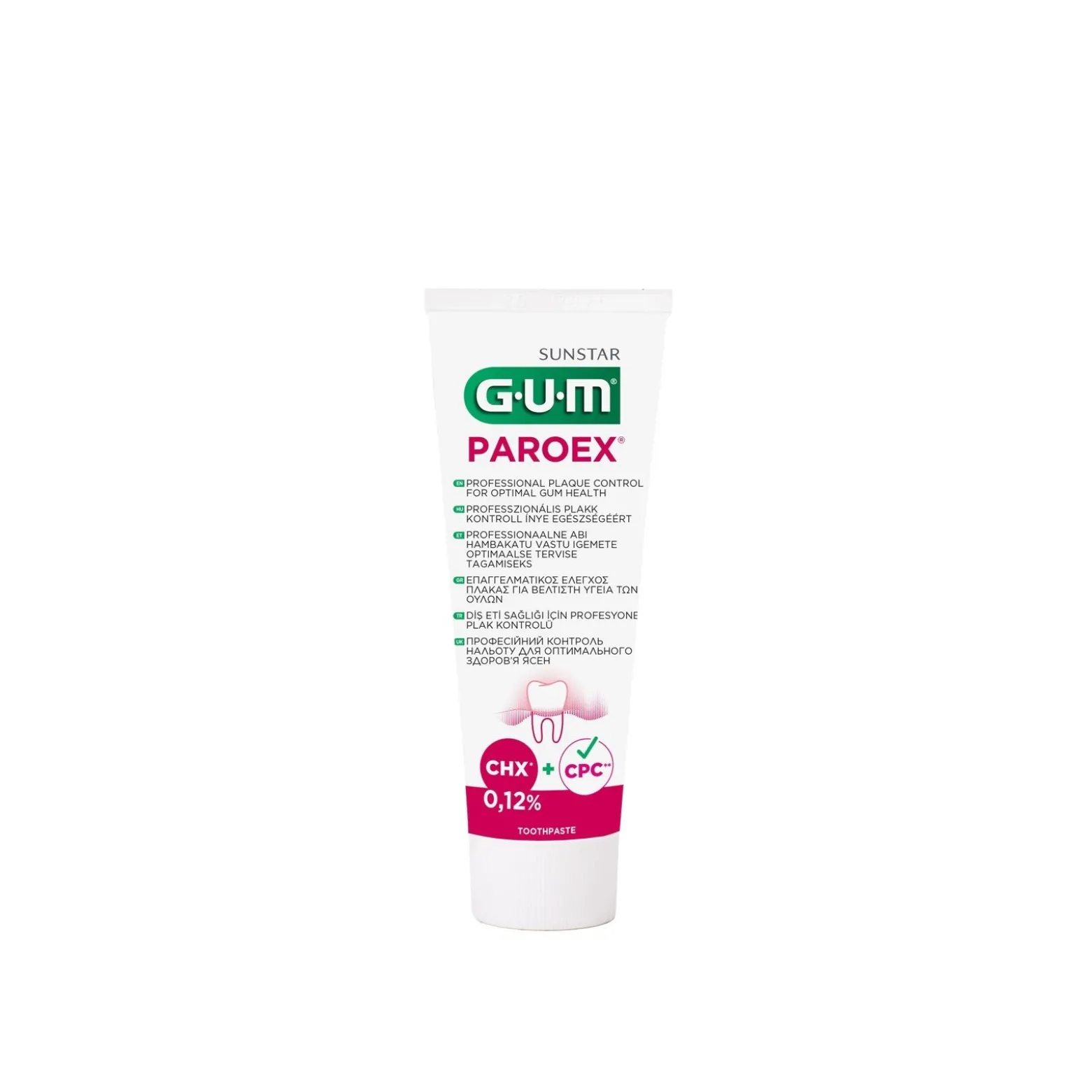GUM Paroex 0.12% Intensive Action Toothpaste 75ml (2.53floz)