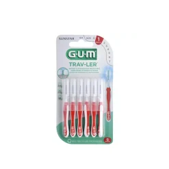 GUM Trav-Ler Reusable Interdental Brush ISO 1 x6