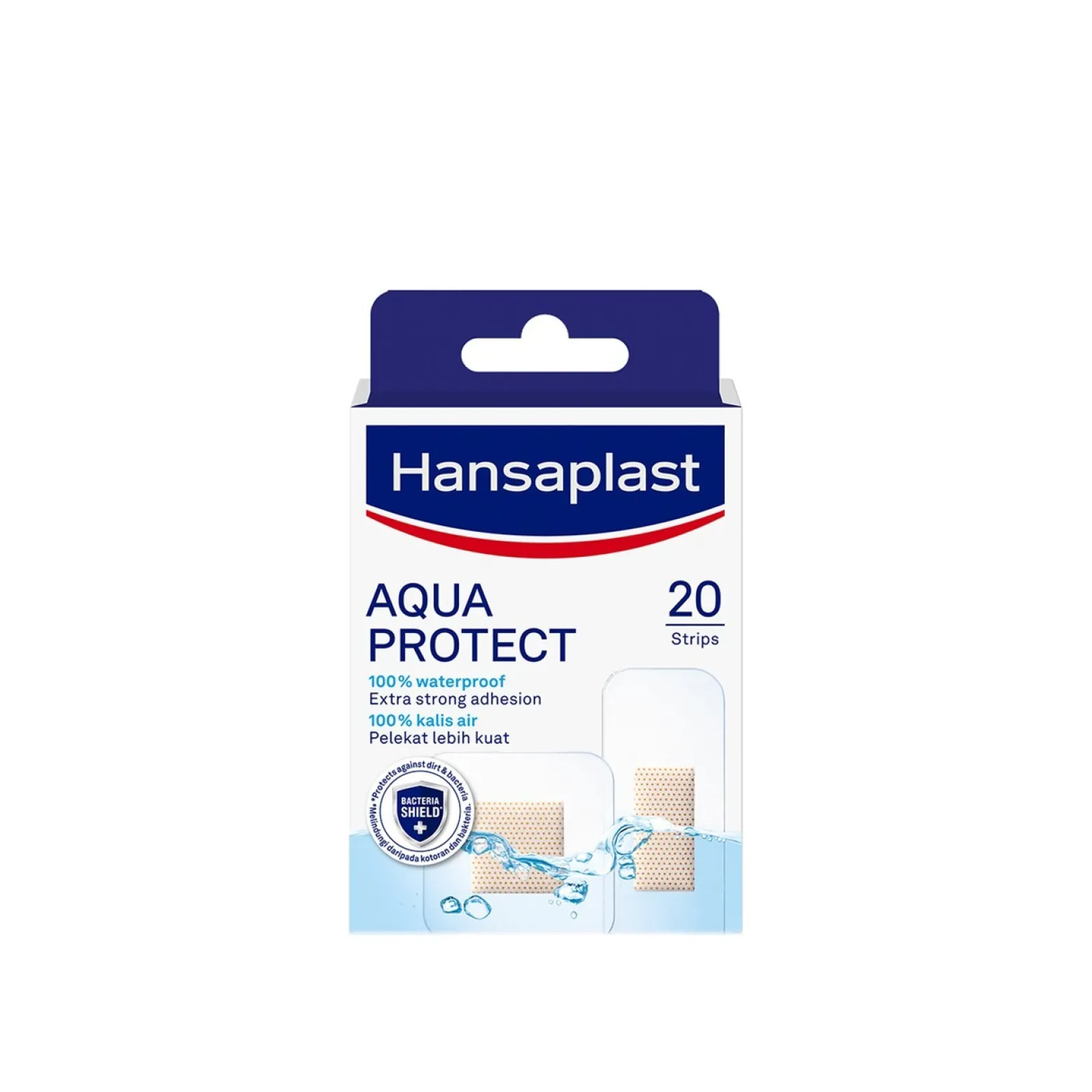 Hansaplast Aqua Protect Waterproof Wound Plasters x20