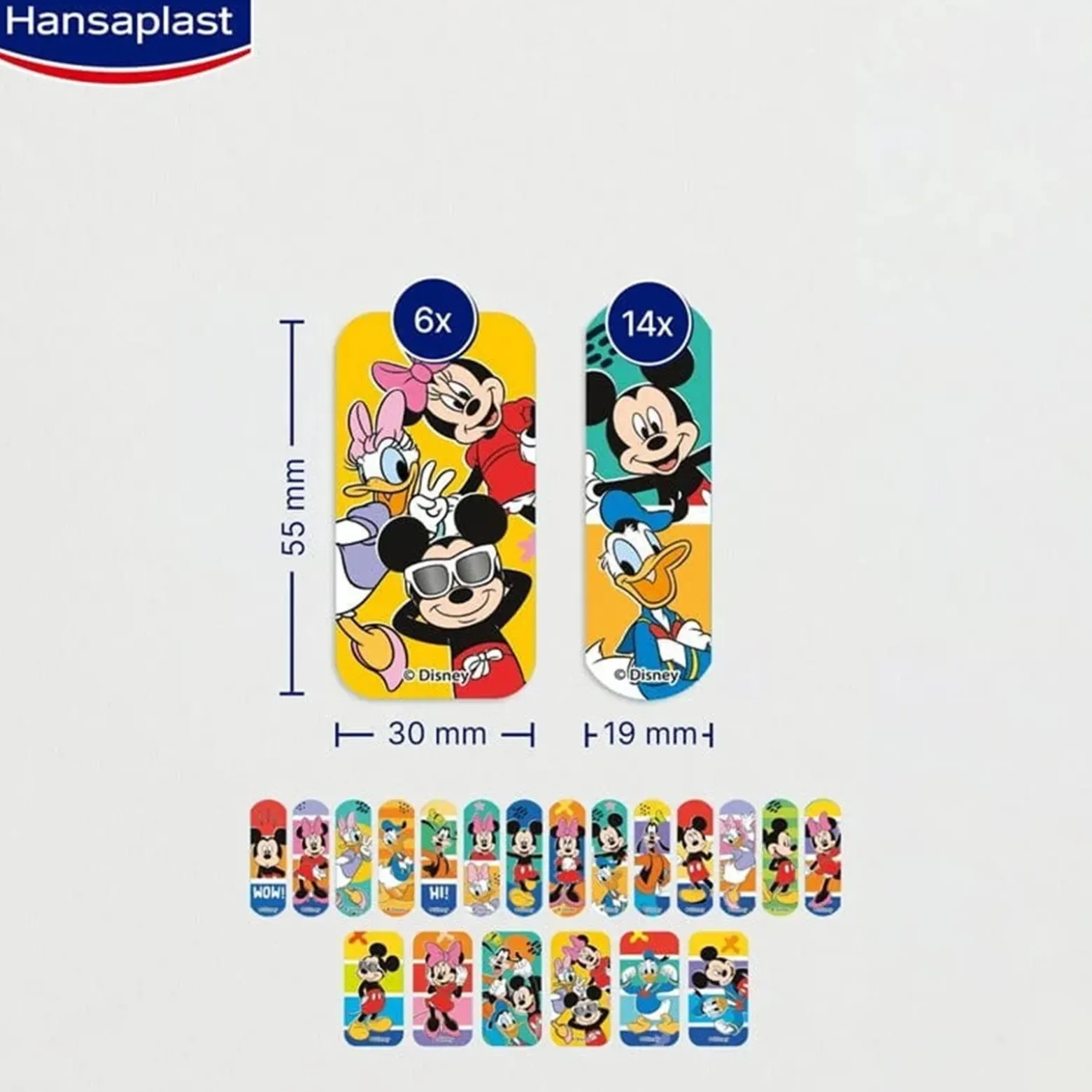 Hansaplast Disney Mickey and Friends Plasters x20