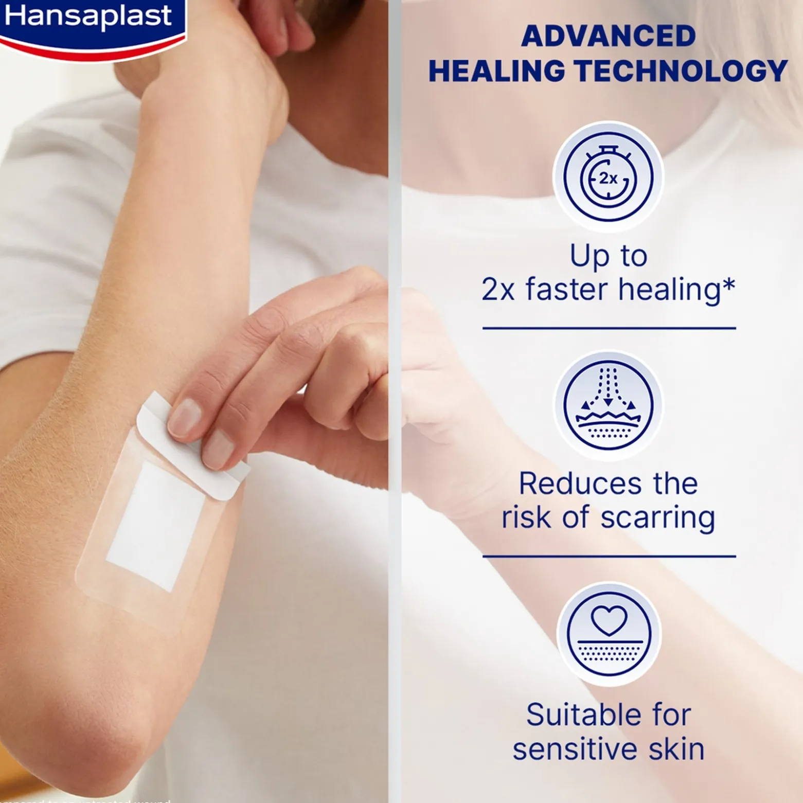 Hansaplast Fast Healing Plasters x8