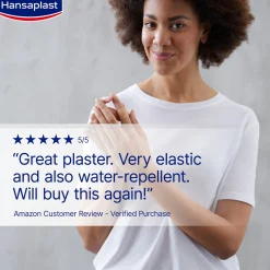 Hansaplast Fingertip Elastic Extra Flexible Water Resistant Plasters x10