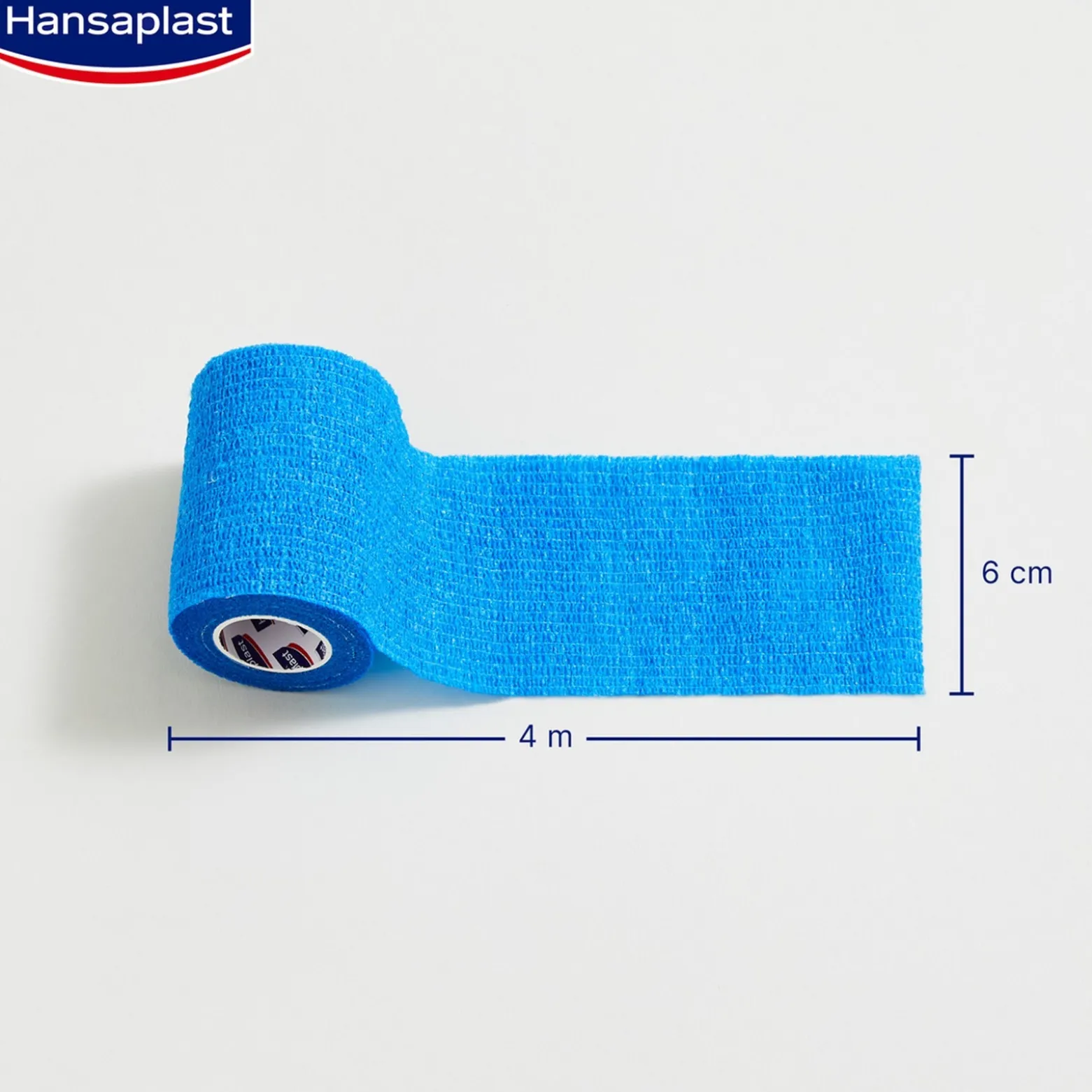 Hansaplast Med+ Cohesive Bandage 4mx6cm x1 (4.4ydx2.4in)