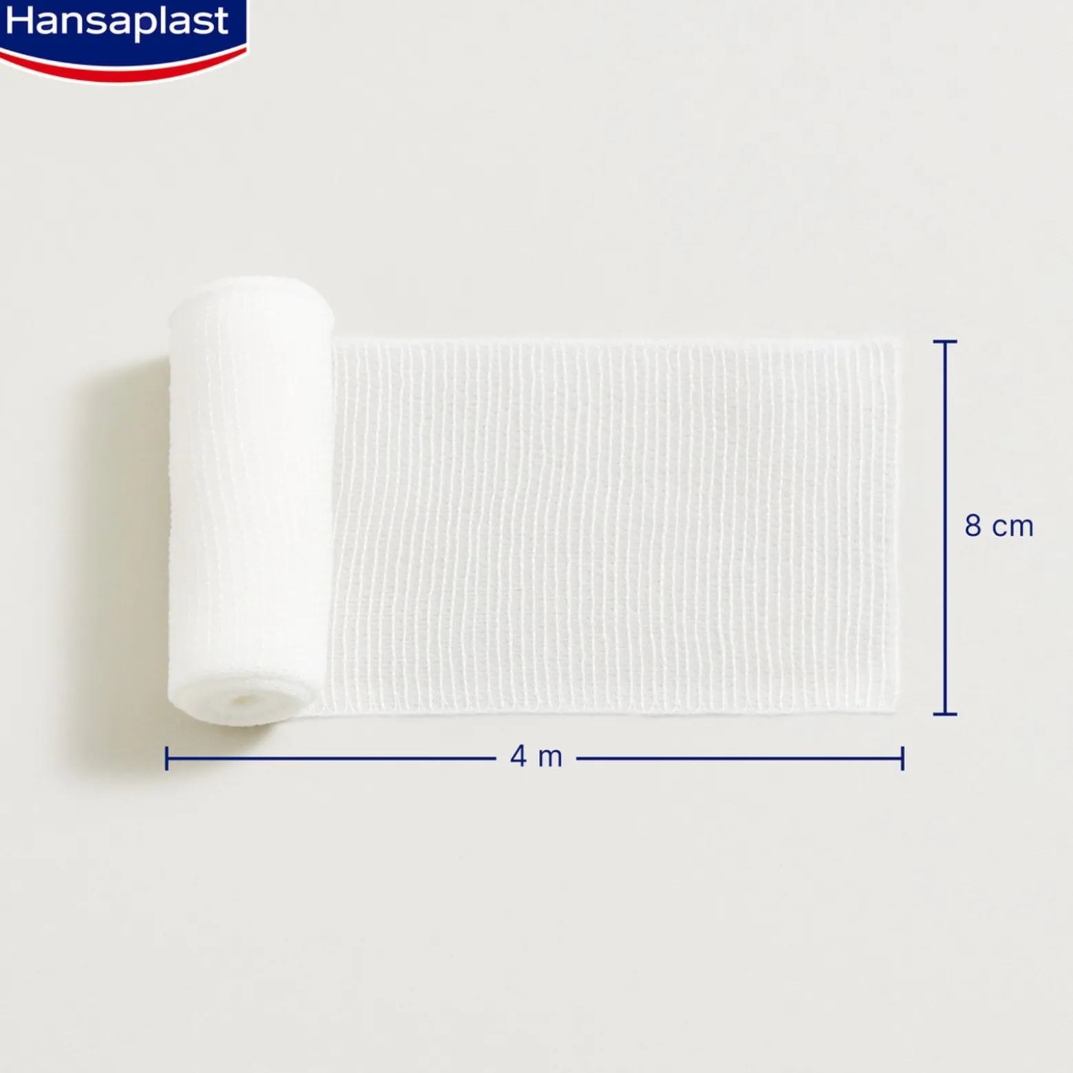 Hansaplast Med+ Elastic Fixation Bandage 4mx8cm x1 (4.4ydx3.1in)