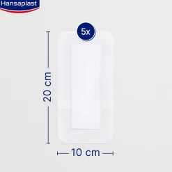 Hansaplast Med+ Sensitive 4XL Sterile Plasters x5