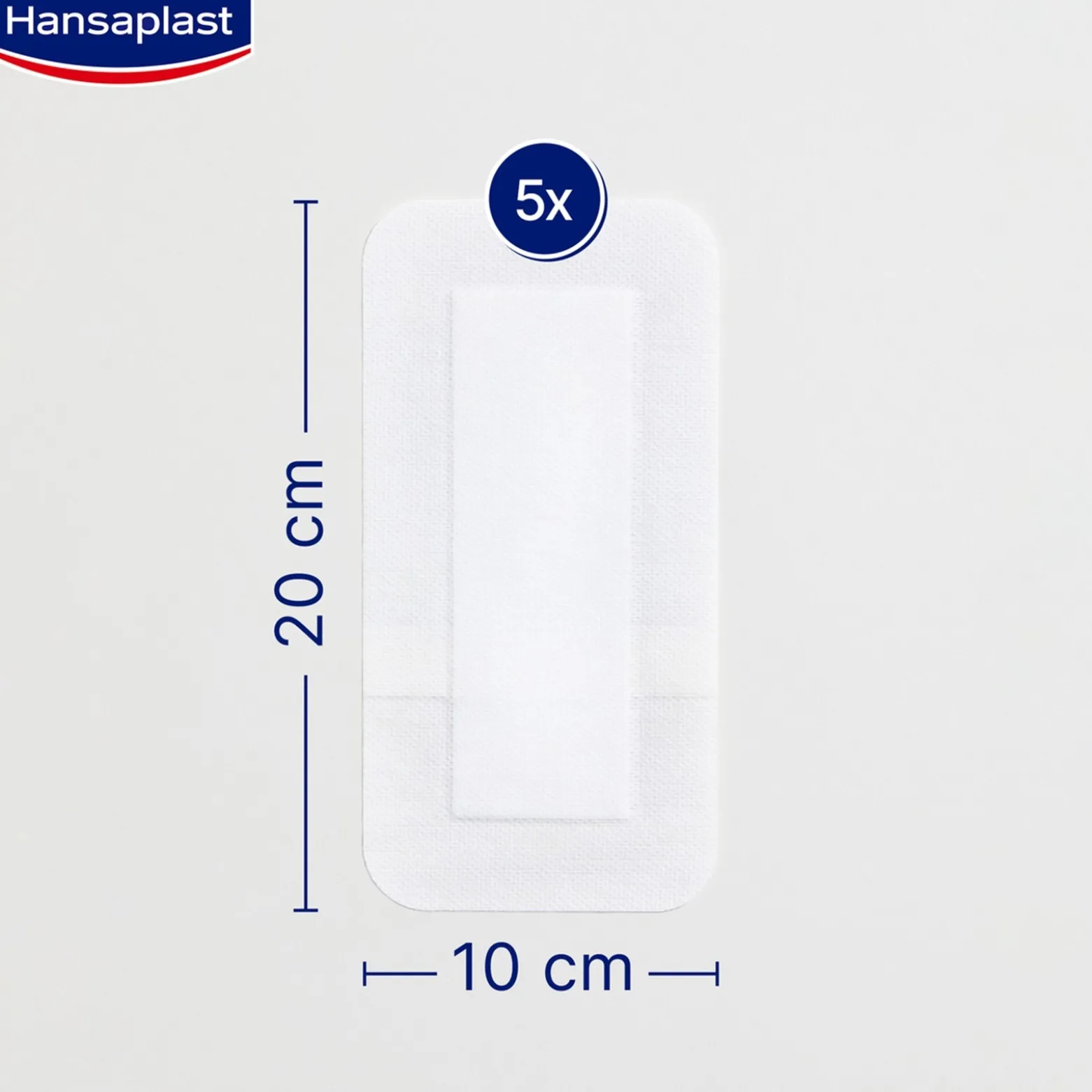 Hansaplast Med+ Sensitive 4XL Sterile Plasters x5
