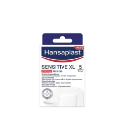 Hansaplast Med+ Sensitive XL Sterile Plasters x5