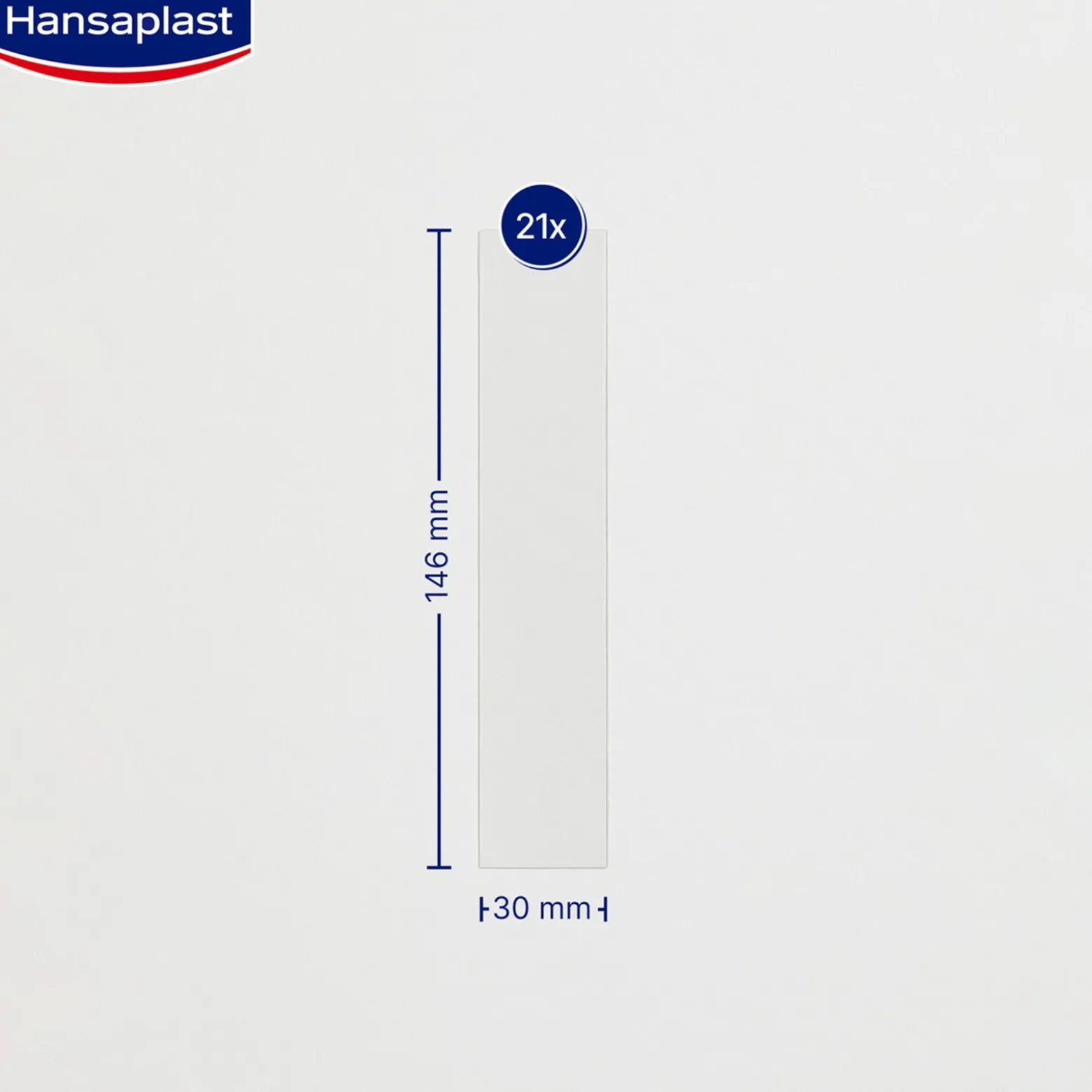 Hansaplast Scar Reducer XL Self-Adhesive Patches x21