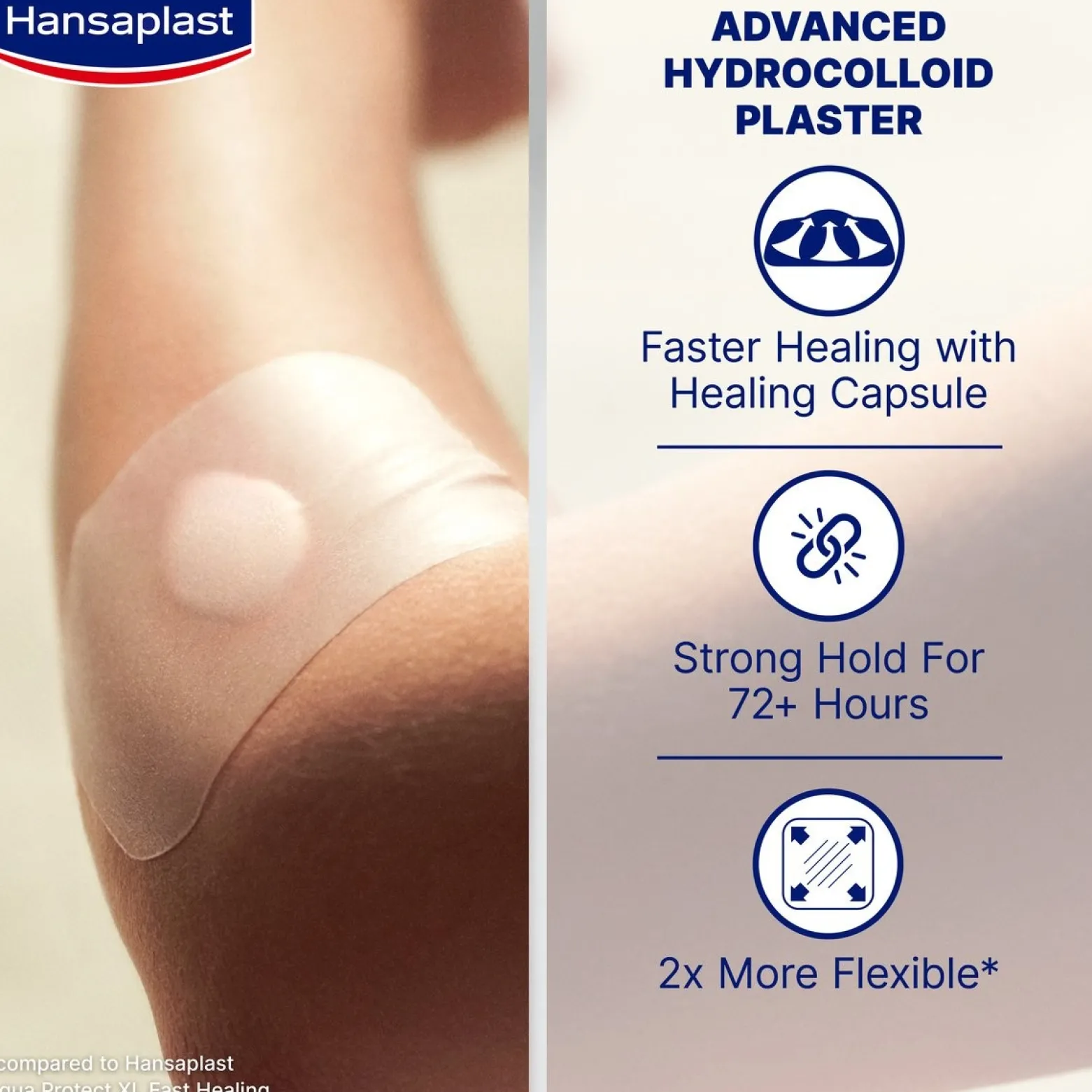 Hansaplast Second Skin Protection Plaster XL x3