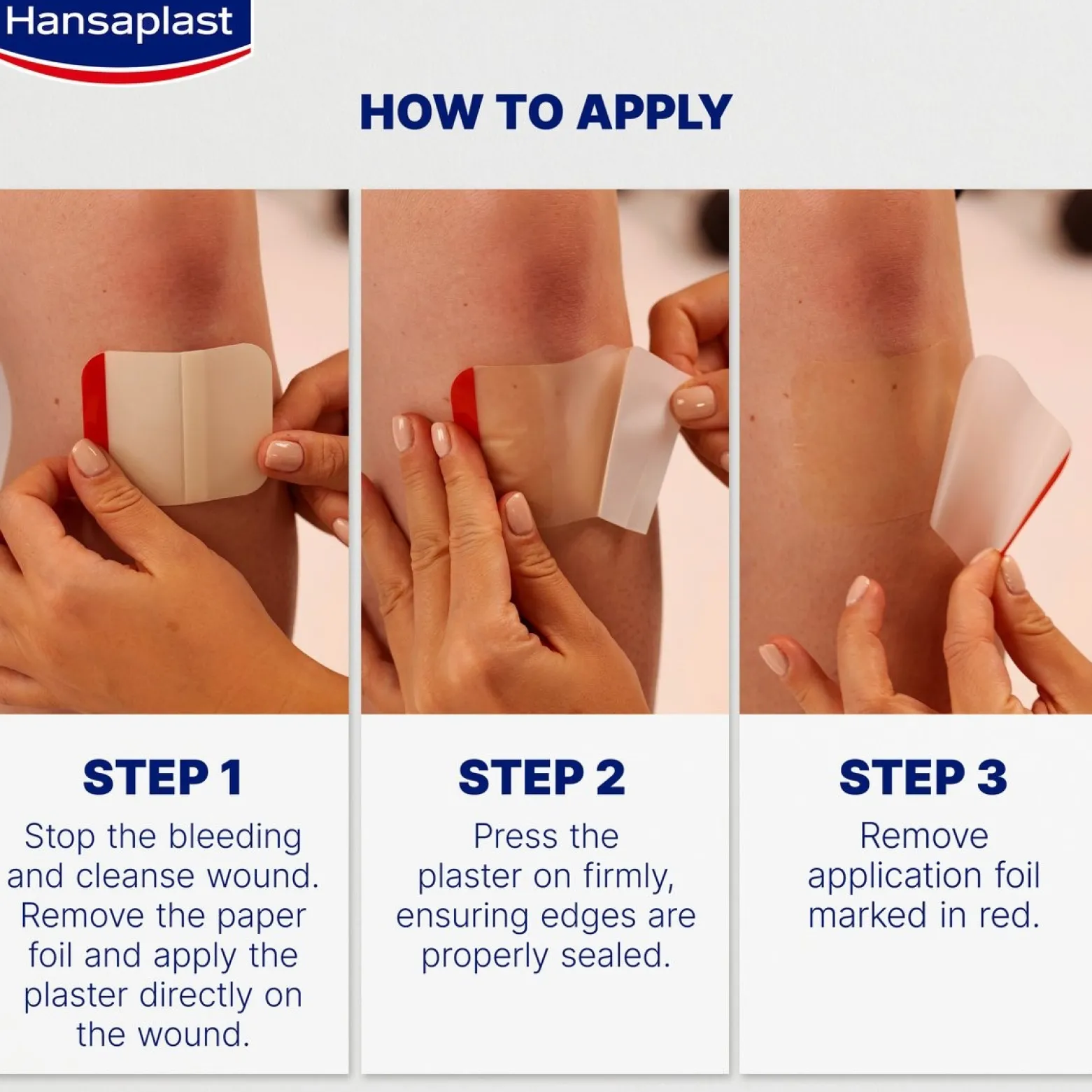 Hansaplast Second Skin Protection Plaster XL x3