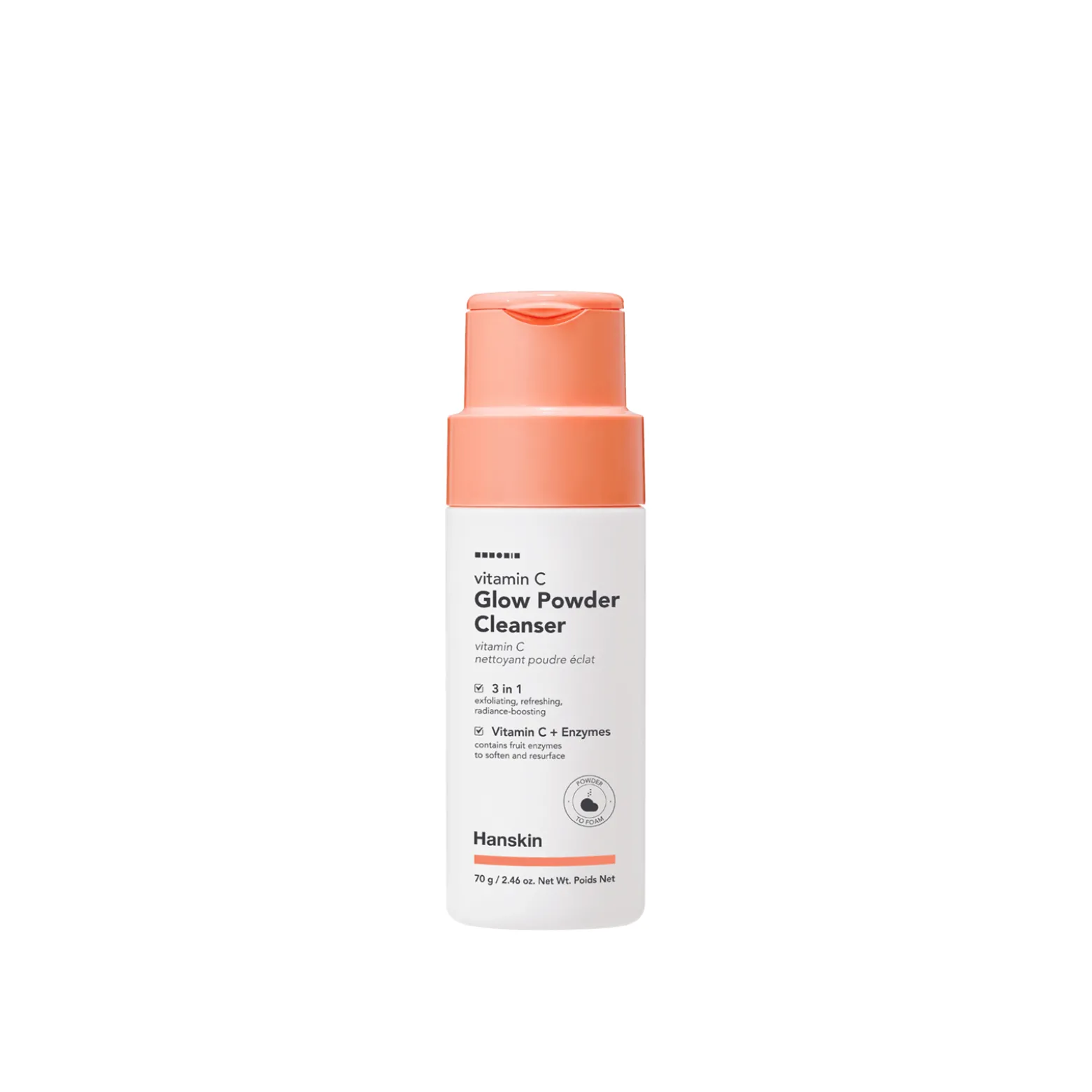 Hanskin Vitamin C Glow Powder Cleanser 70g (2.46oz)
