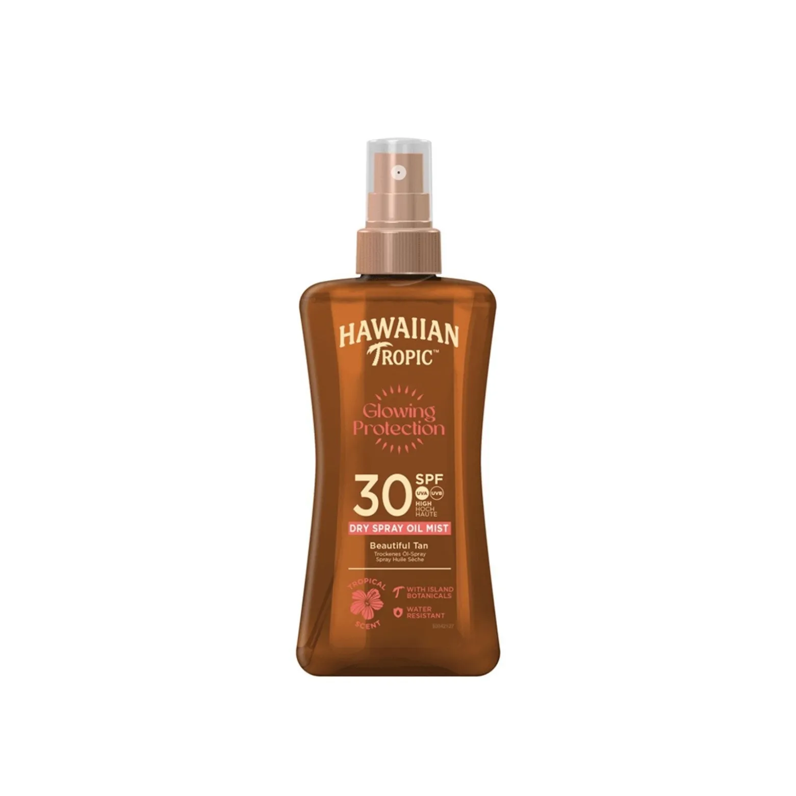 Hawaiian Tropic Glowing Protection Dry Spray Oil Mist SPF30 200ml (6.8floz)