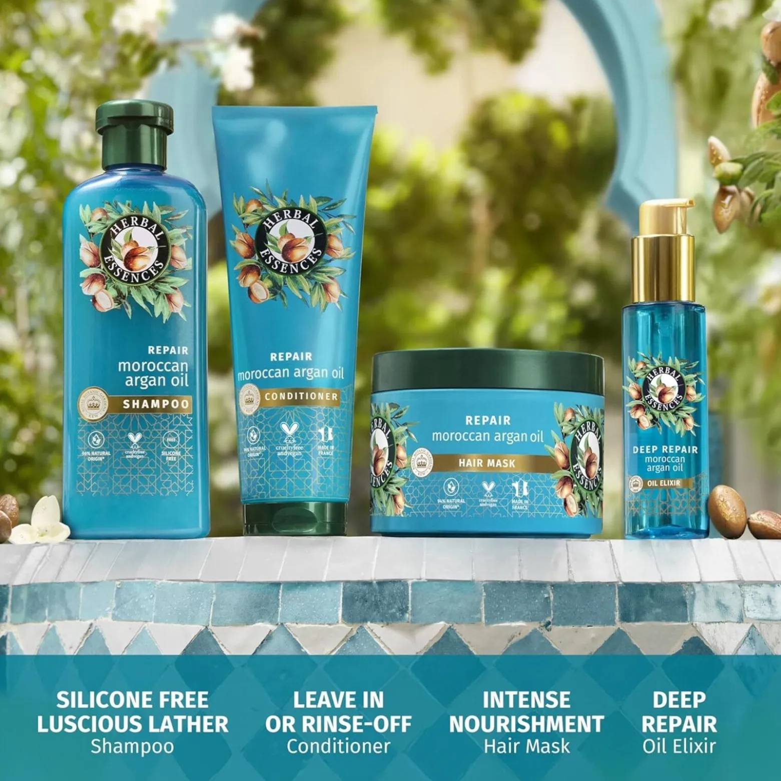 Herbal Essences Moroccan Argan Oil Deep Repair Oil Elixir 95ml (3.2floz)