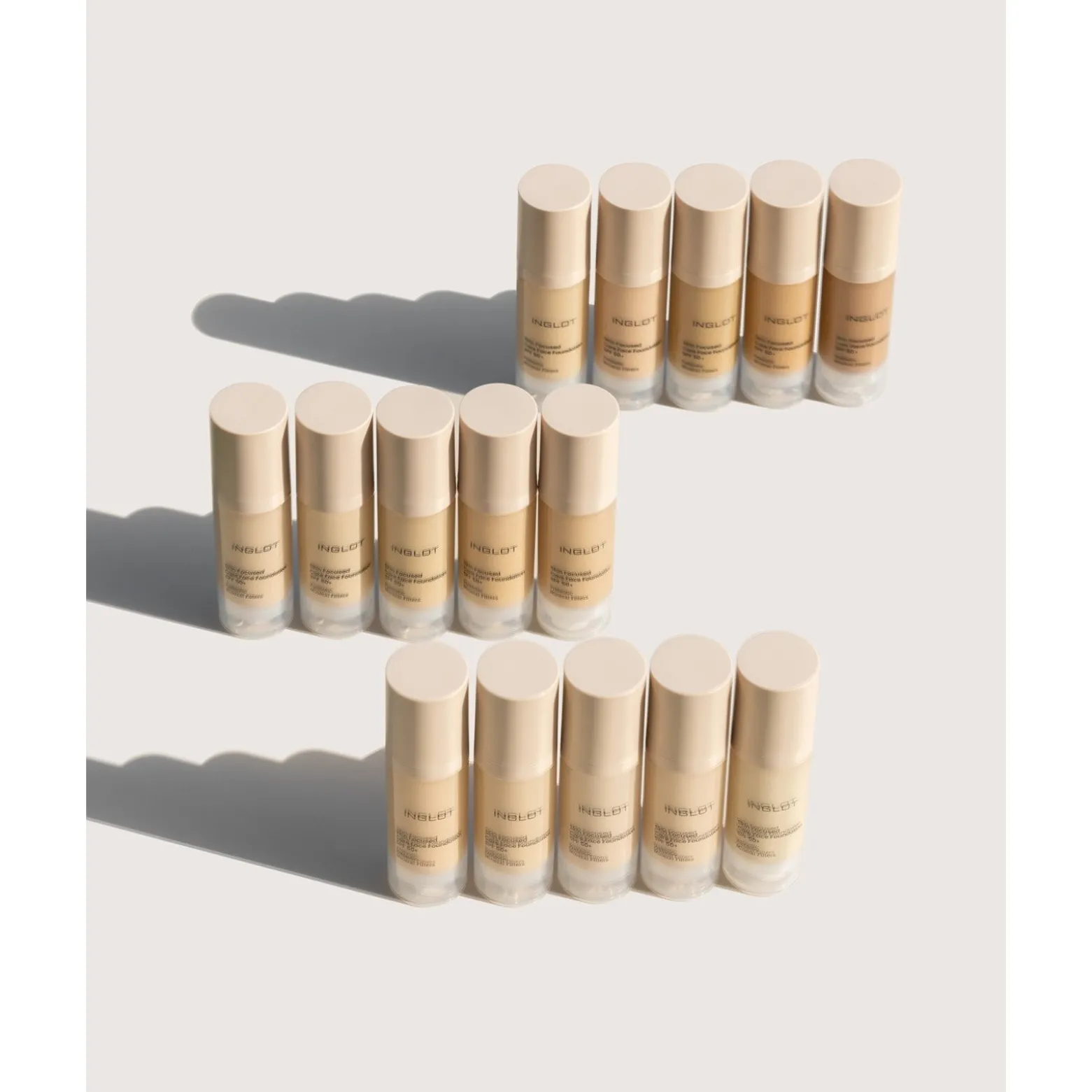 Inglot Skin Focused Care Face Foundation SPF50+ 306 Medium Beige 30ml (1floz)