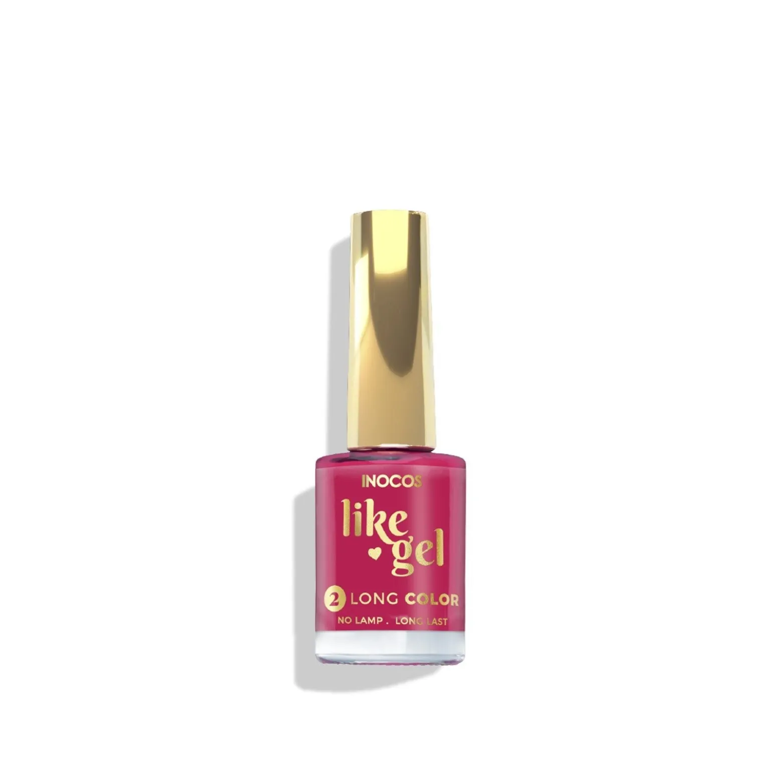 INOCOS Like Gel 2 Long Color Nail Polish 174 Pitaya Magenta 11ml (0.37floz)