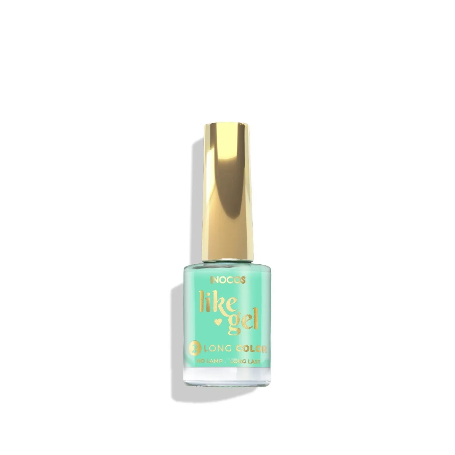 INOCOS Like Gel 2 Long Color Nail Polish 144 Pastel Jade 11ml (0.37floz)