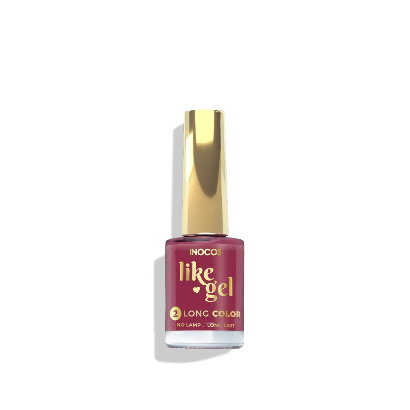 INOCOS Like Gel 2 Long Color Nail Polish 116 Pink Sangria 11ml (0.37floz)